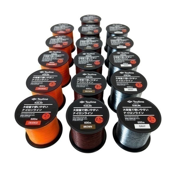 大容量サイズで使いやすいナイロンライン 600m